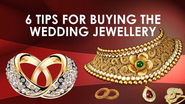 6 Tips For Buying The Wedding Jewellery