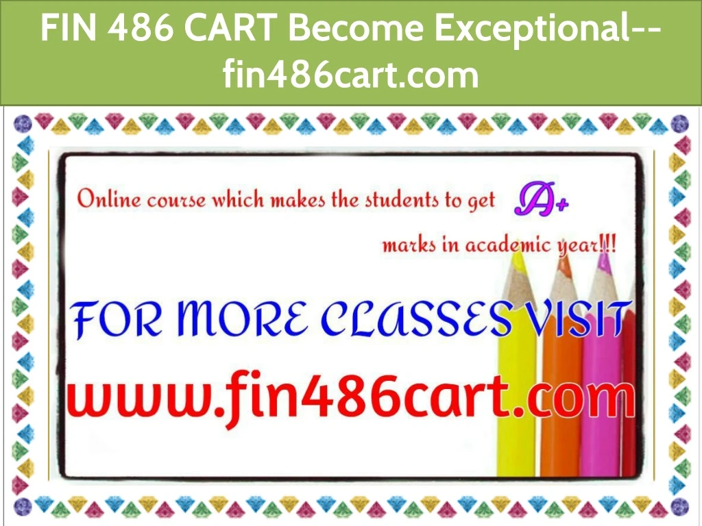 fin 486 cart become exceptional fin486cart com