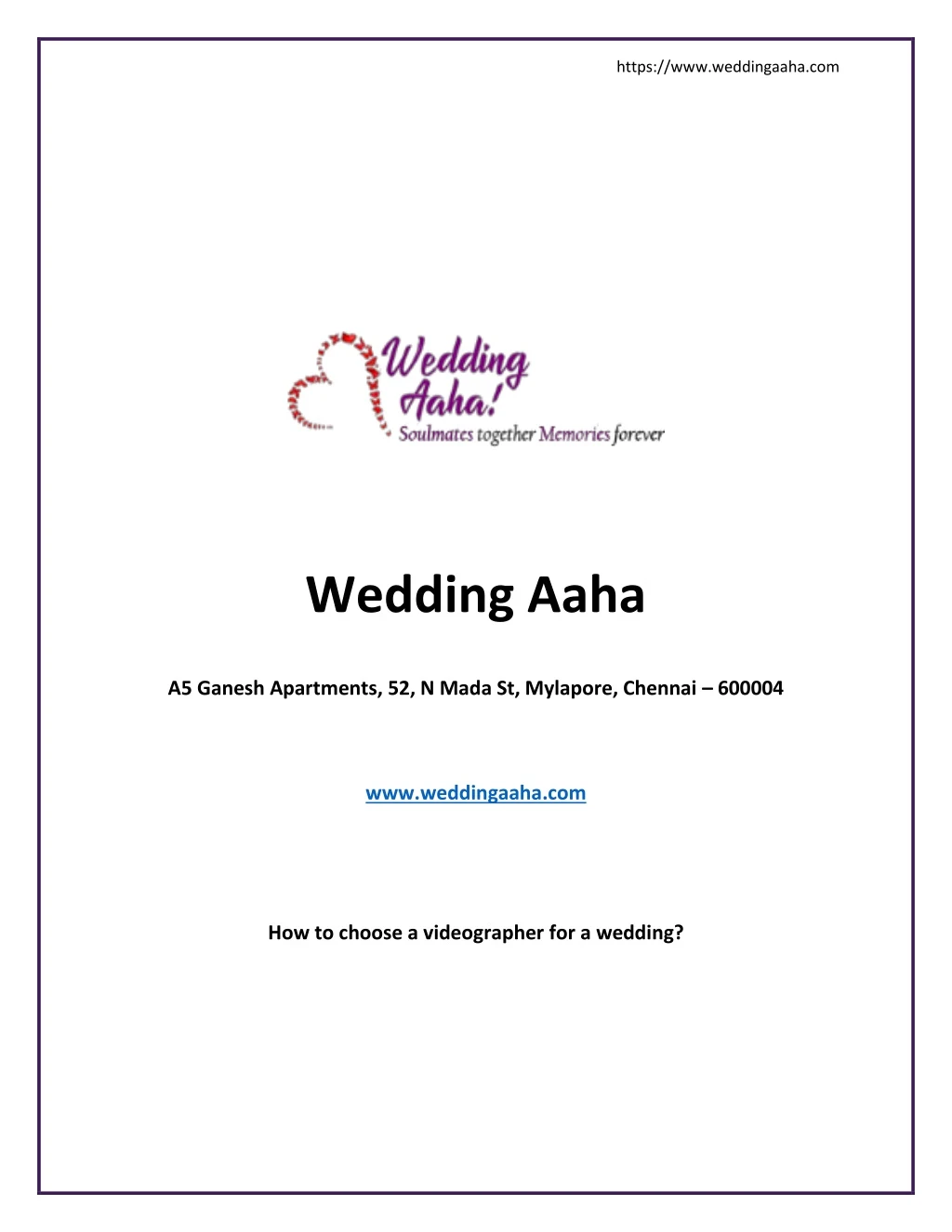 https www weddingaaha com