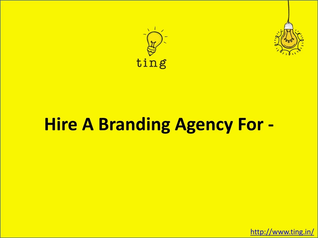 hire a branding agency for
