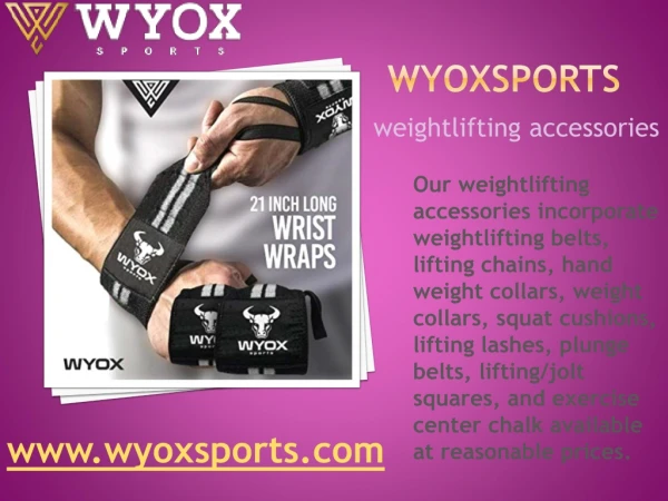 weightlifting accessories PPT