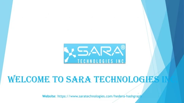 Hedera Hashgraph Development Services - Sara Technologies