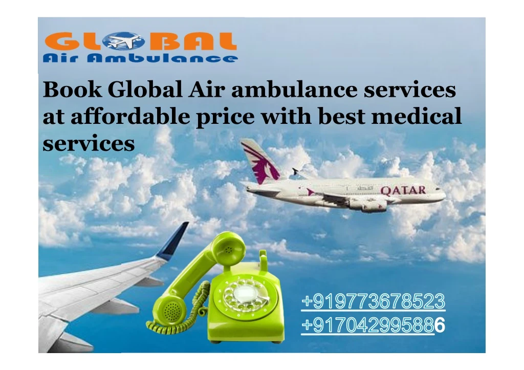 book global air ambulance services at affordable