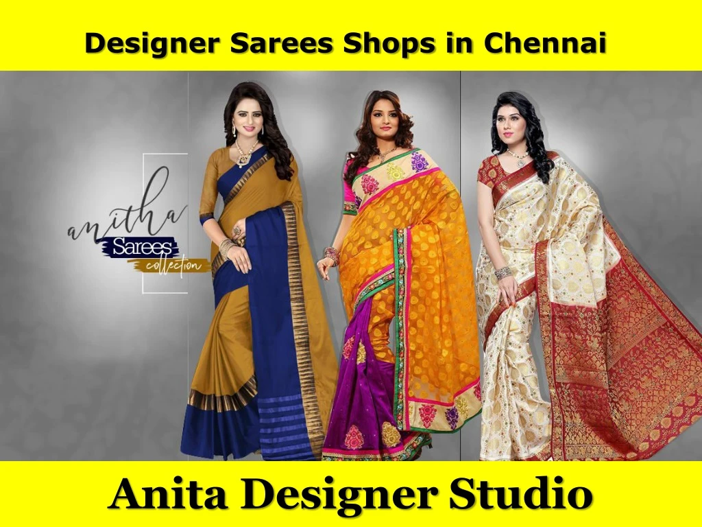 designer sarees shops in chennai