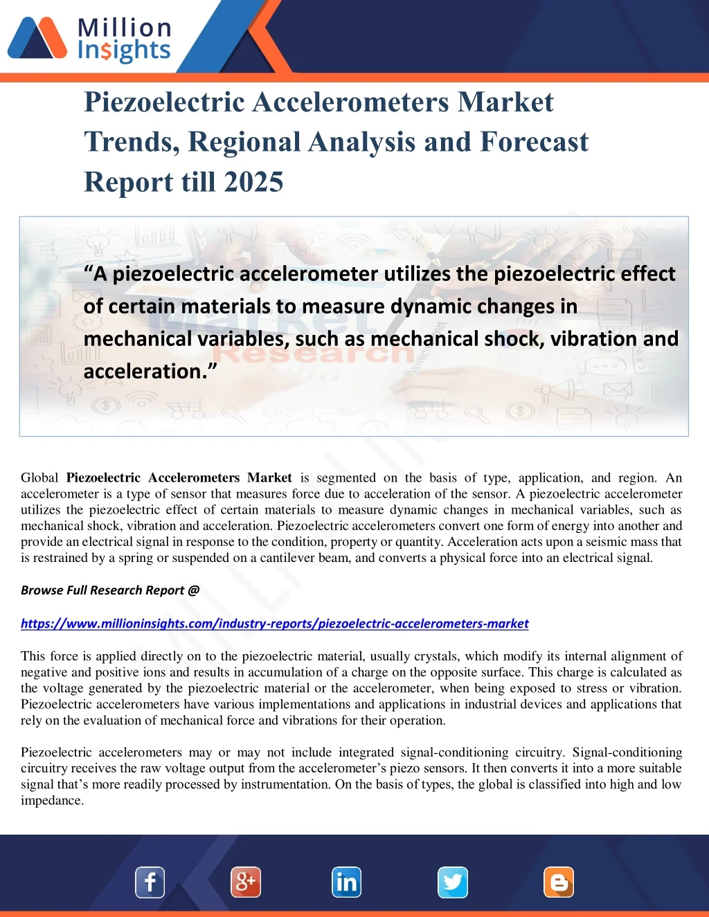 piezoelectric accelerometers market trends