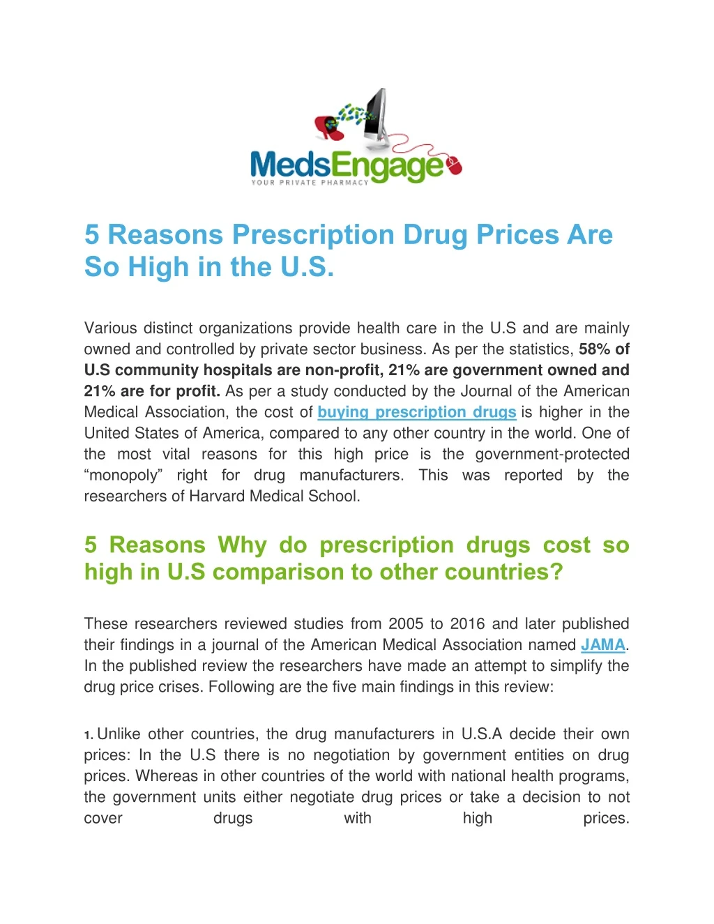 5 reasons prescription drug prices are so high