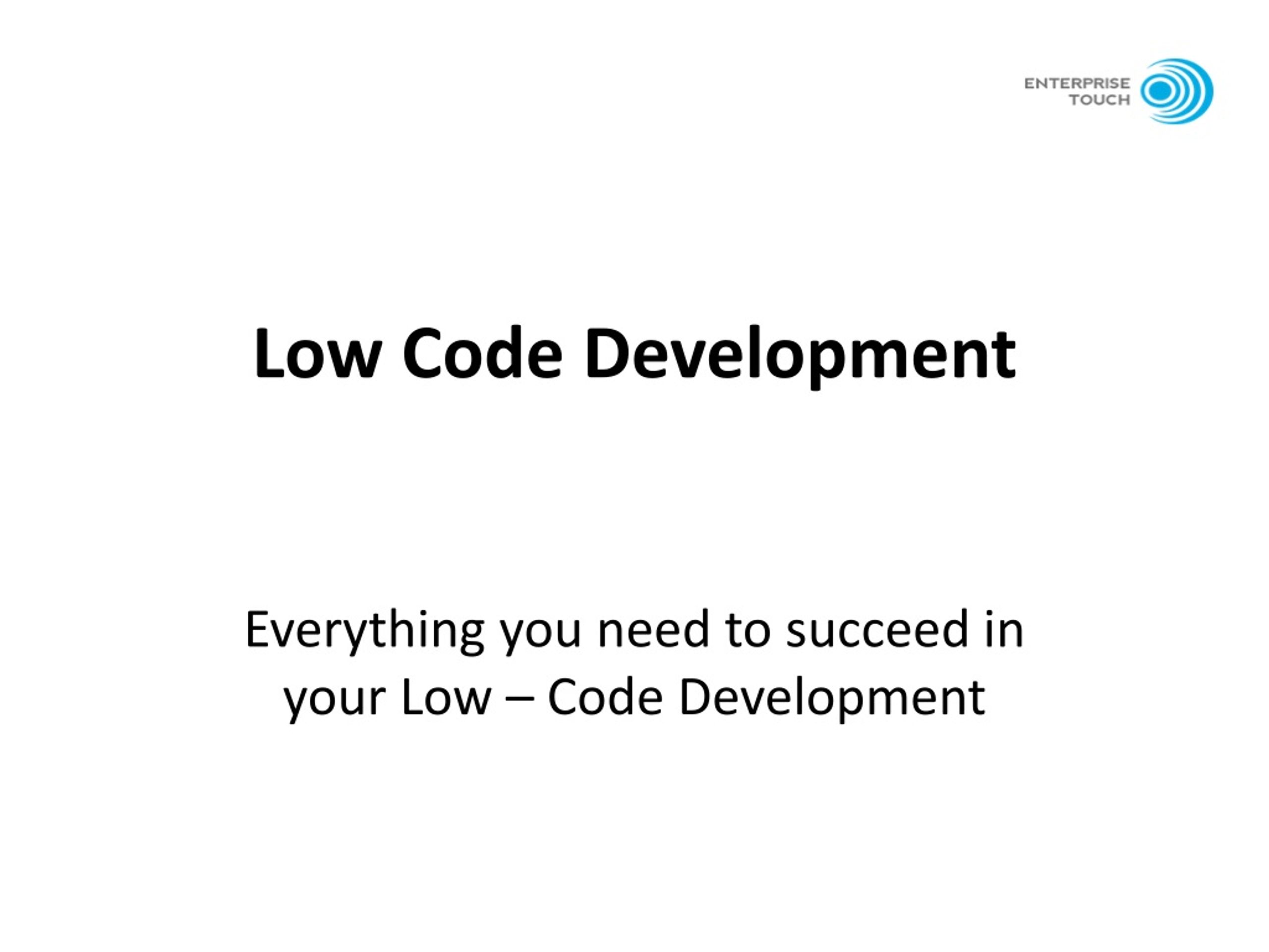 PPT - Low Code Development PowerPoint Presentation, free download - ID ...