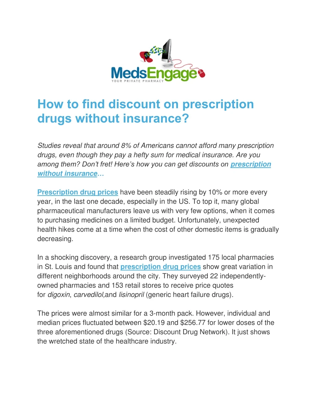 how to find discount on prescription drugs