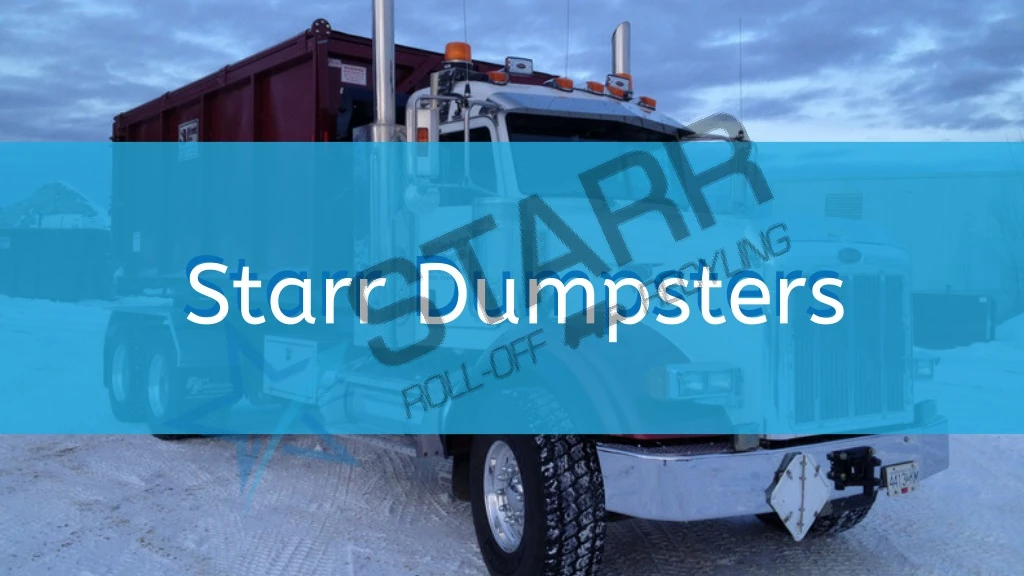 starr dumpsters starr dumpsters