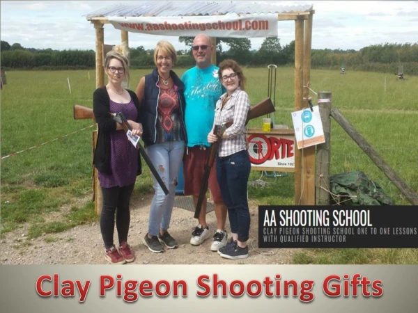 Clay Pigeon Shooting Gifts for Him and Her – AA Shooting School