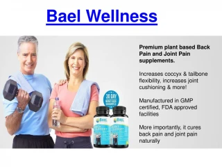 NATURAL & ORGANIC Back Pain and Joint Pain supplements - slide 1