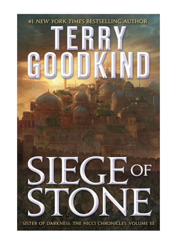 Siege of Stone by Terry Goodkind