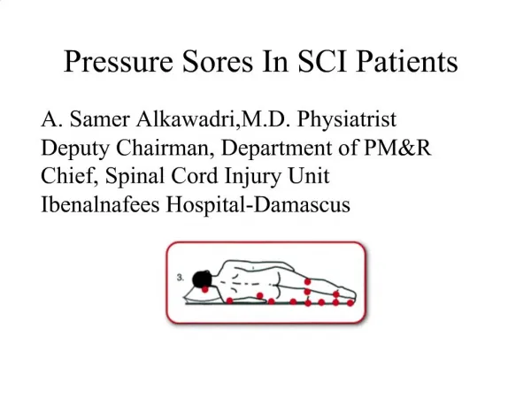 Pressure Sores In SCI Patients