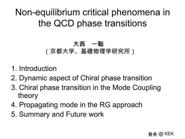 Non-equilibrium critical phenomena in the QCD phase transitions