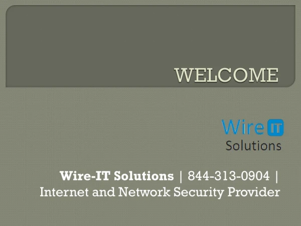 Wire-IT Solutions | 8443130904 | Instant Tech Security