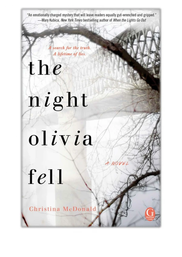 [PDF] The Night Olivia Fell By Christina McDonald Free Download