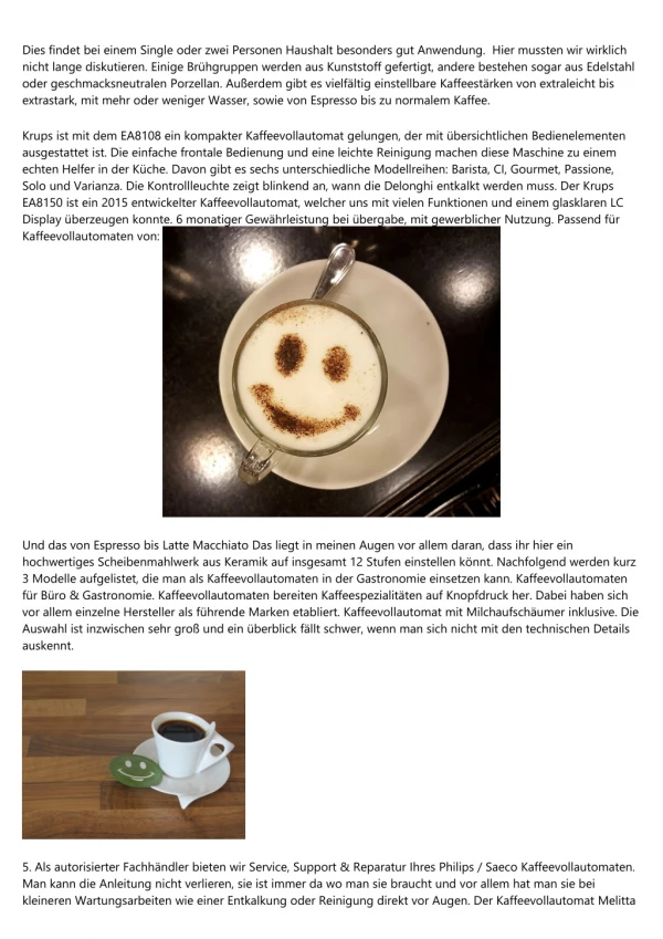 Anregungen über Kleiner Kaffeeautomat