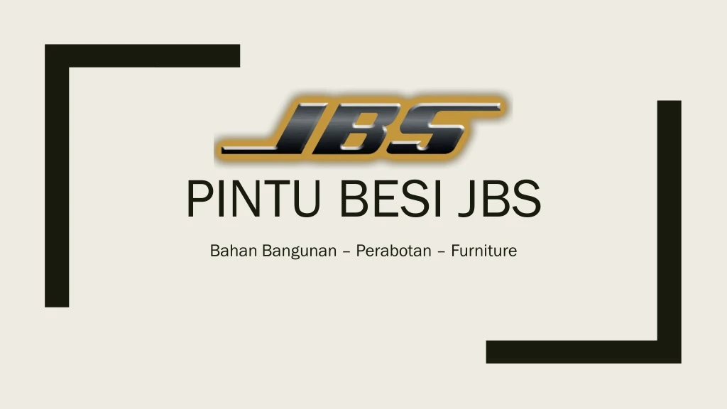 pintu besi jbs