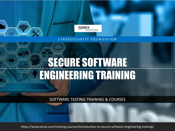 Secure Software Engineering Training - Tonex Training