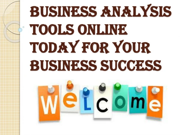Keep These Things in Mind While Go For Business Analysis Tools Option