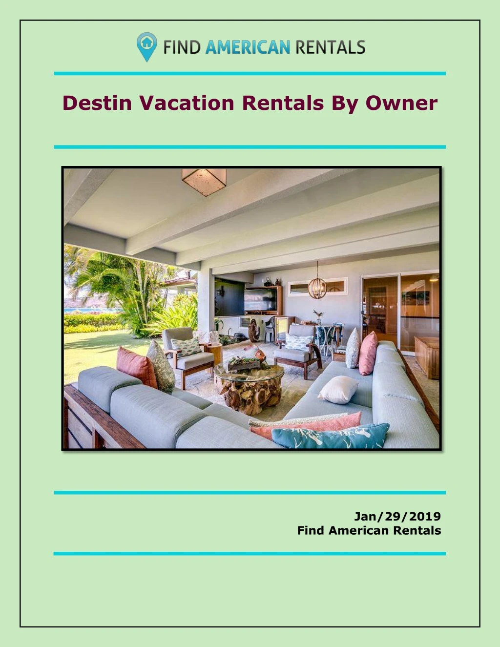 destin vacation rentals by owner