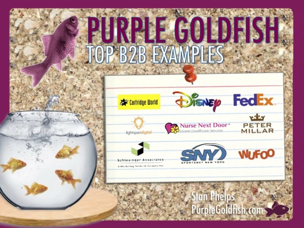 Top B2B Purple Goldfish Examples