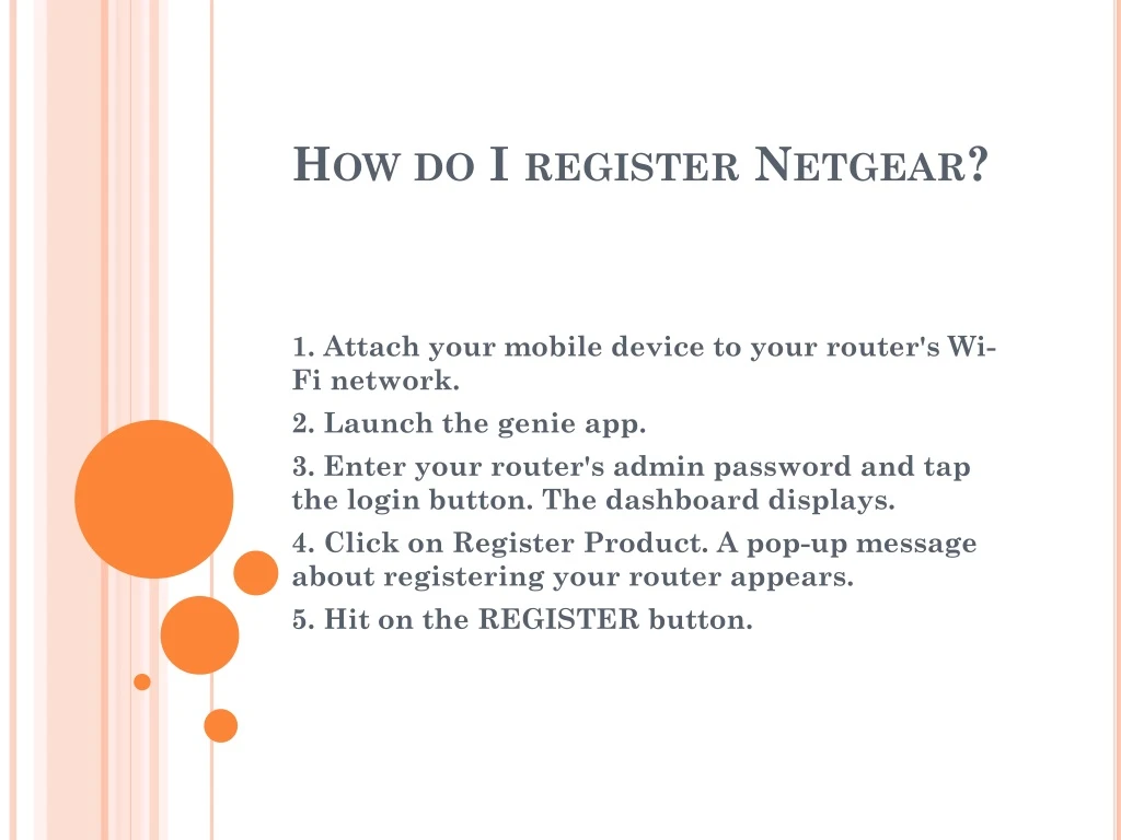 how do i register netgear