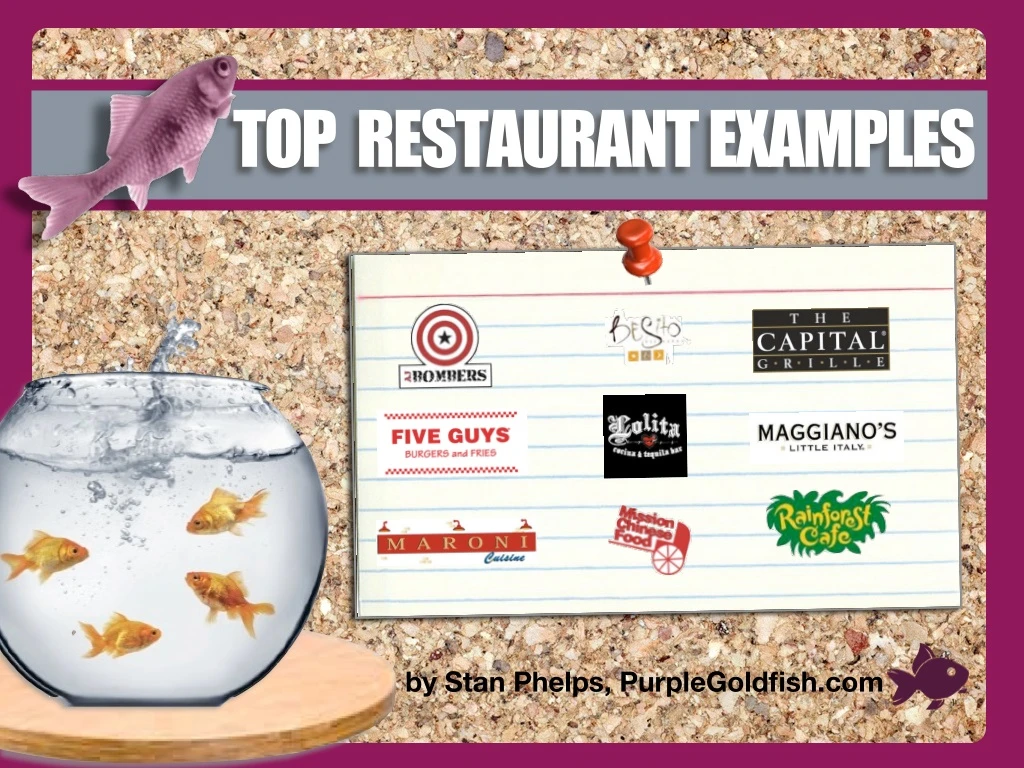 top restaurant examples