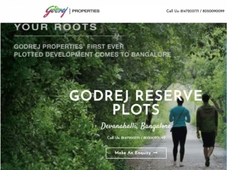 Godrej Reserve Plots in Devanahalli - slide 1