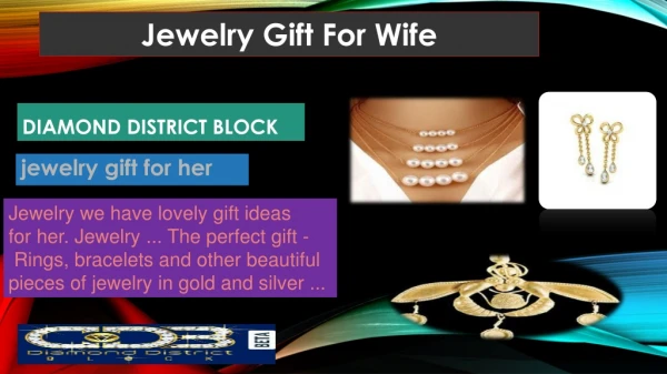 jewelry gift for her