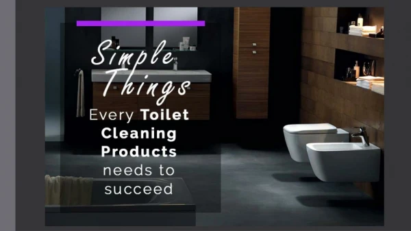 Simple Things Every Toilet Cleaning Products Needs to Succeed