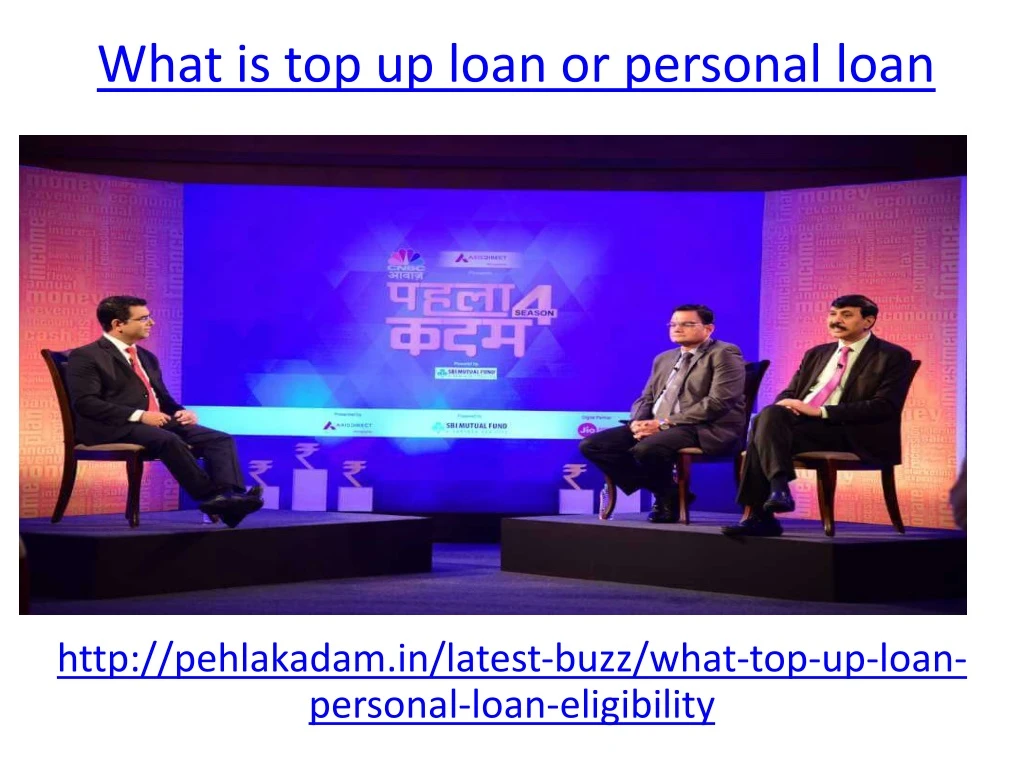 what is top up loan or personal loan
