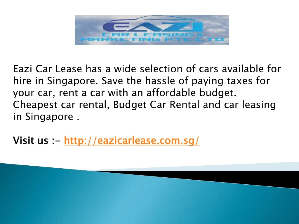 eazi car lease has a wide selection of cars