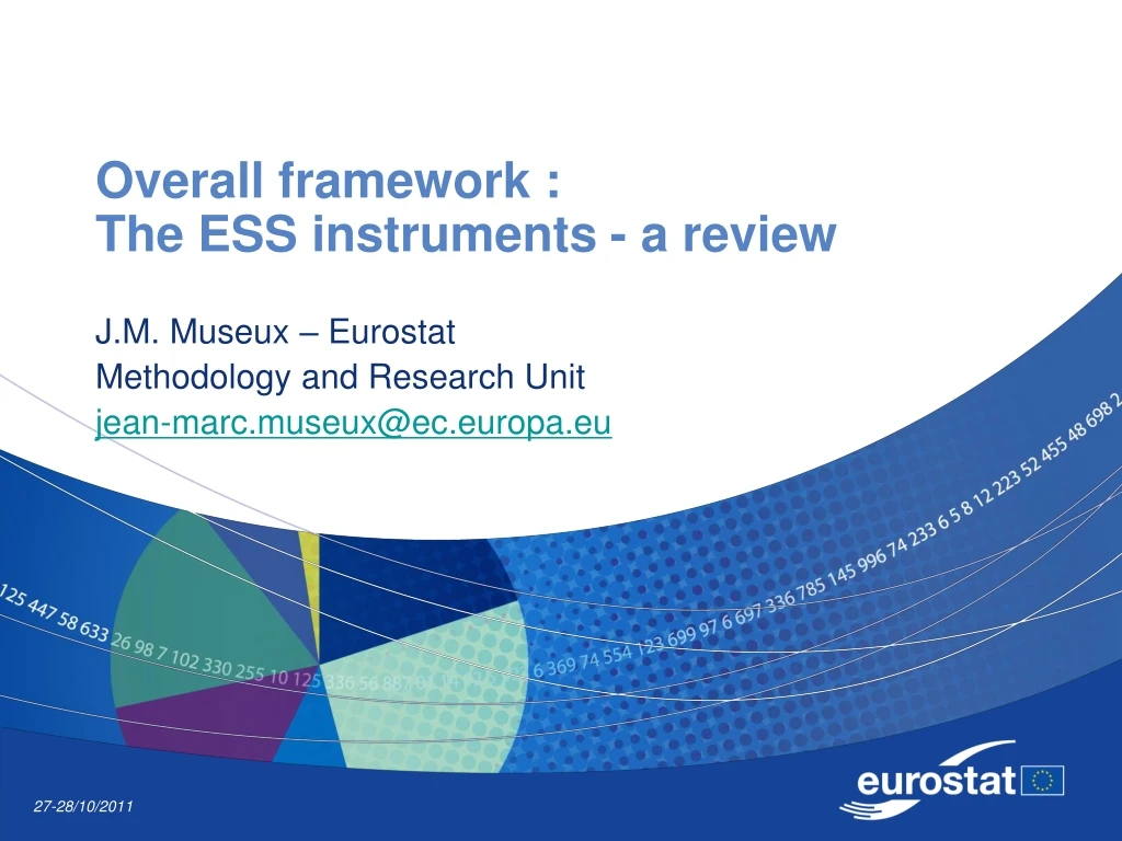 overall framework the ess instruments a review