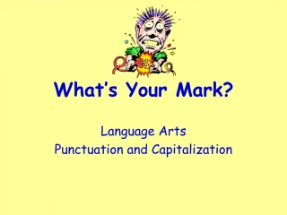 What’s Your Mark? - slide 1