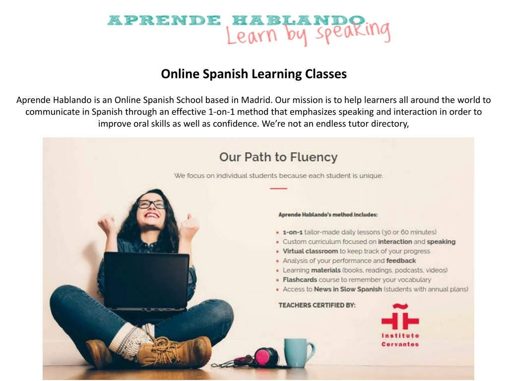 online spanish learning classes