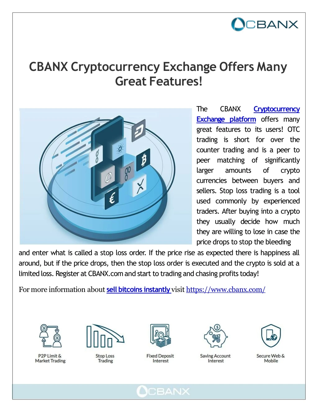 cbanx cryptocurrency exchange offers many great features