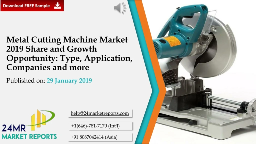 metal cutting machine market 2019 share and growth opportunity type application companies and more