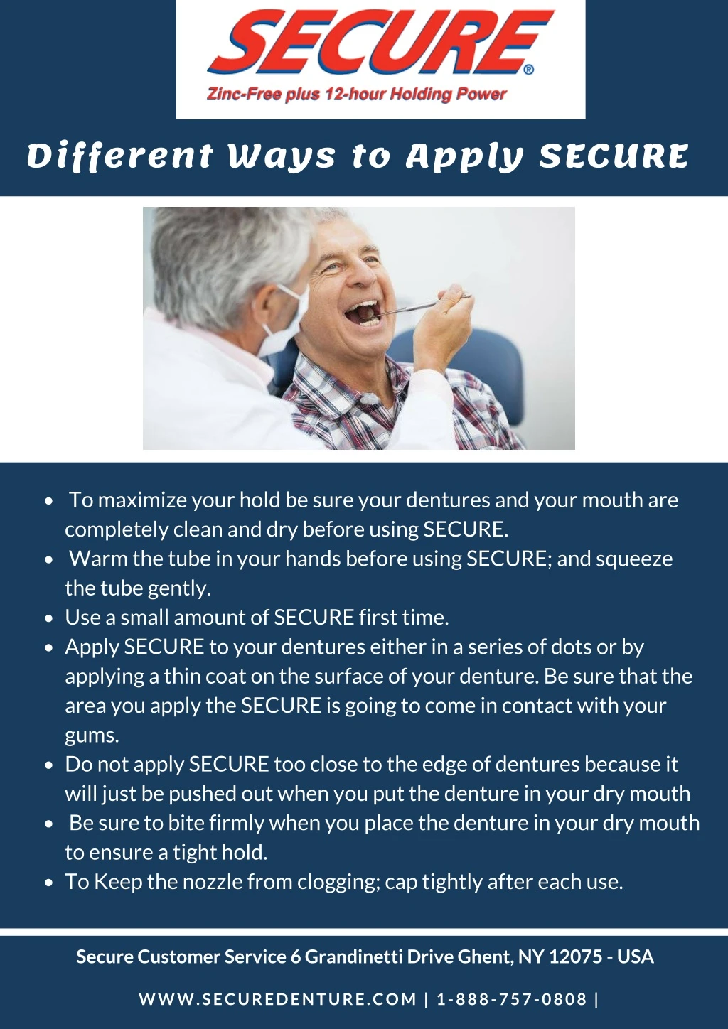 different ways to apply secure