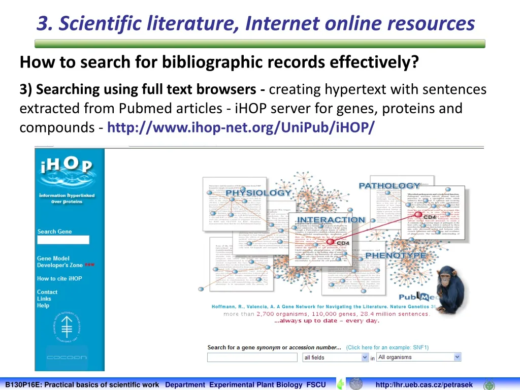 3 scientific literature internet online resources