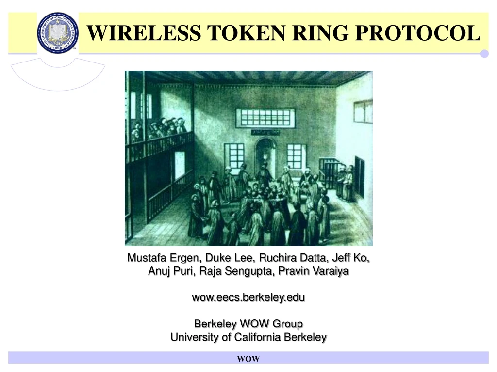 wireless token ring protocol