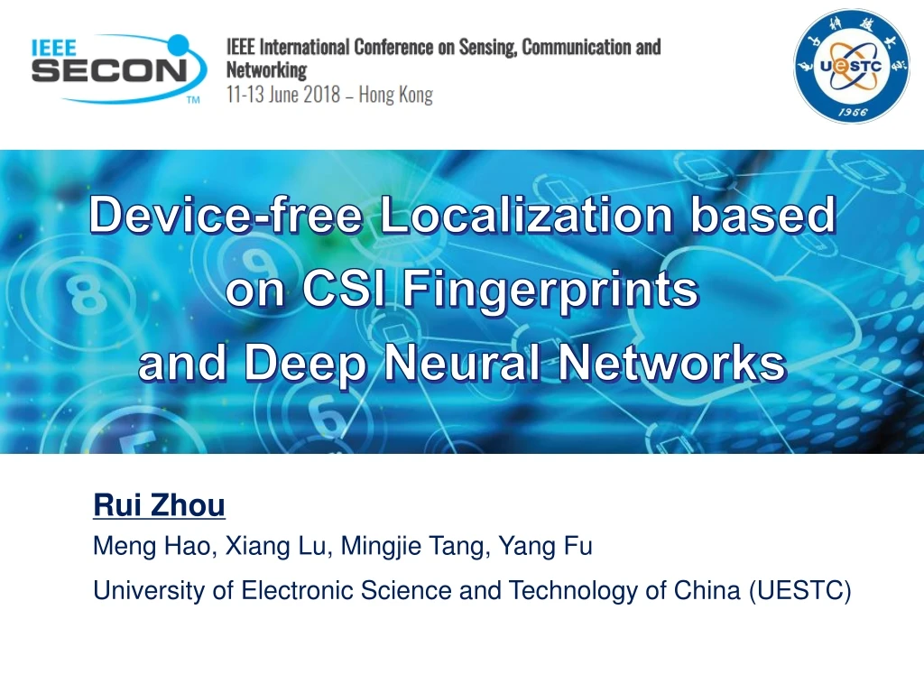 device free localization based on csi fingerprints and deep neural networks