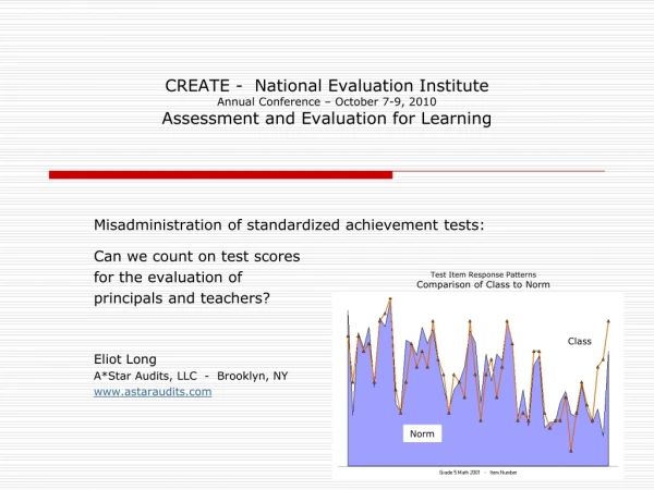 Misadministration of standardized achievement tests: Can we count on test scores