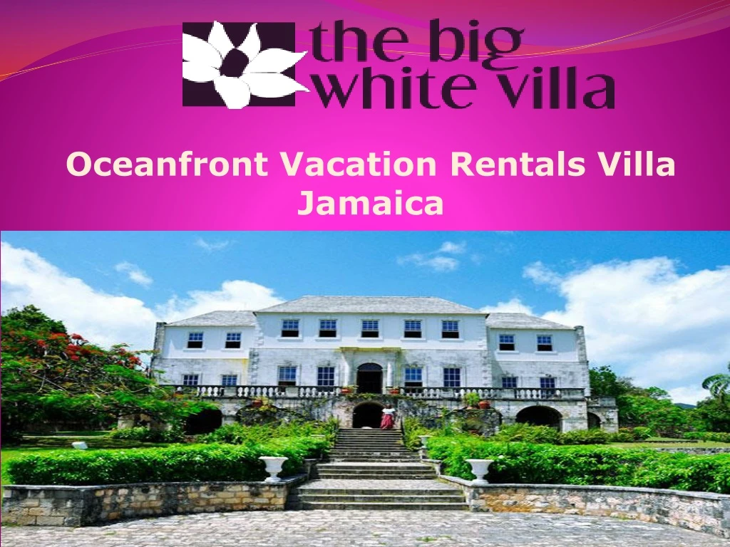 oceanfront vacation rentals villa jamaica
