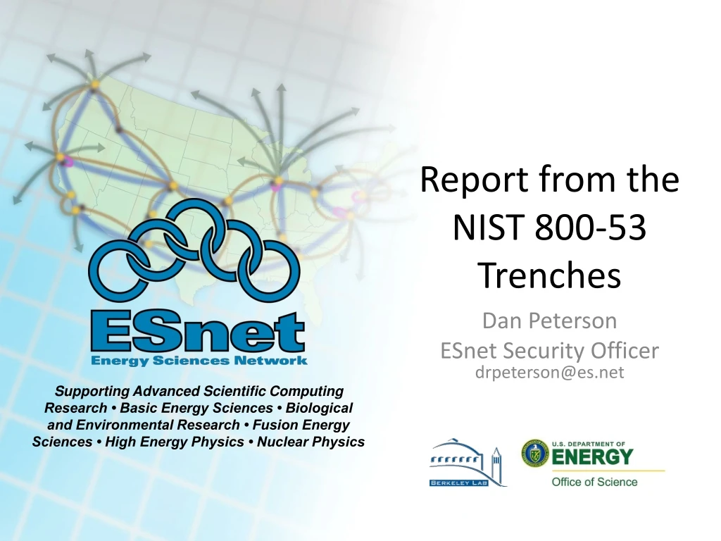 report from the nist 800 53 trenches