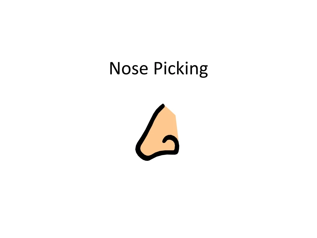 nose picking