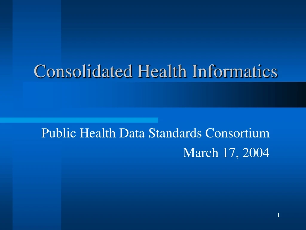 consolidated health informatics