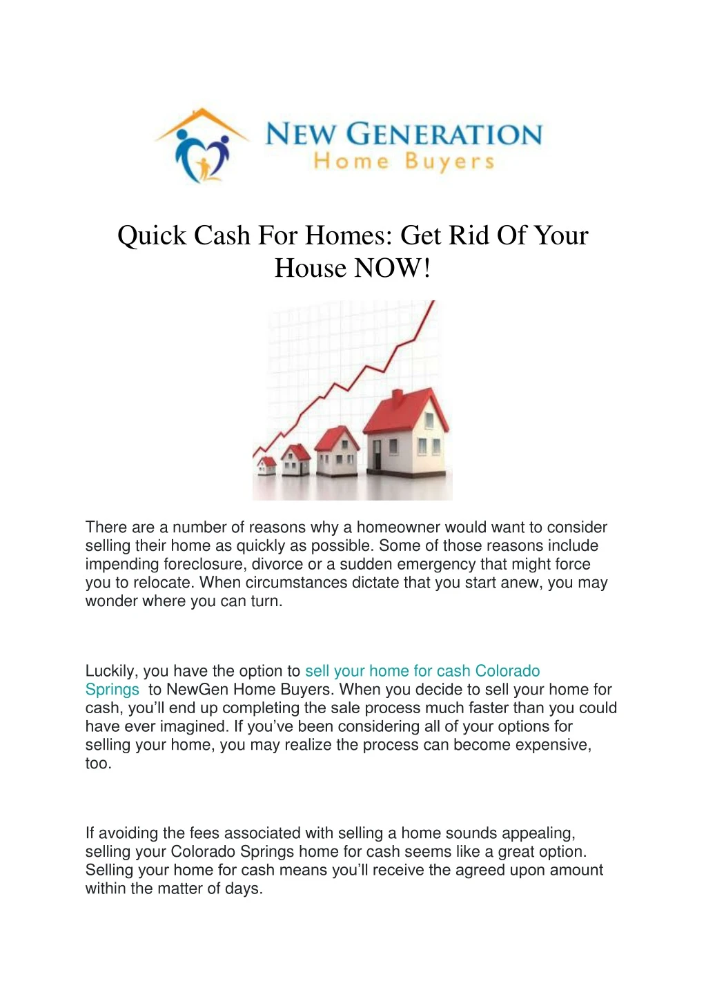 quick cash for homes get rid of your house now
