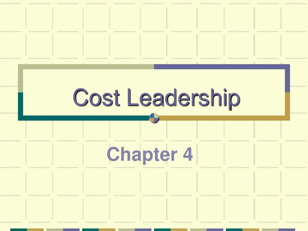 cost leadership