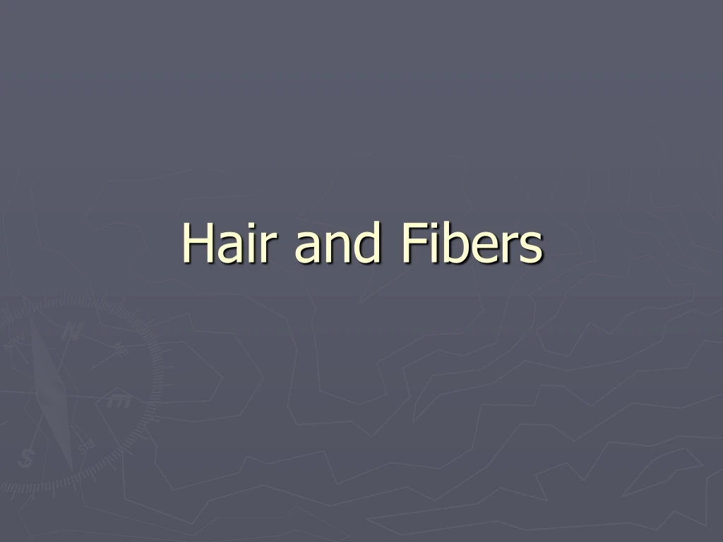 hair and fibers